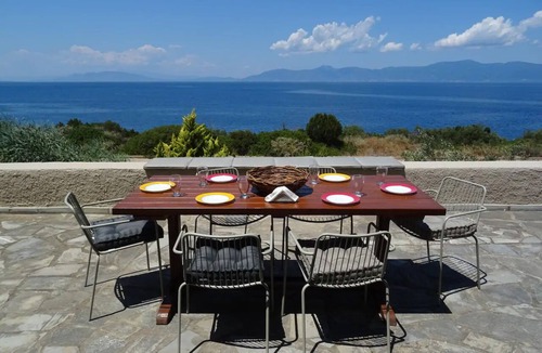 Theologos Villa | Seafront Private Villa, Sunny Family Resort.