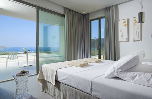 Kissamos Villa | Secluded Youphoria Villa Thalassa signature architecture great ocean viewss