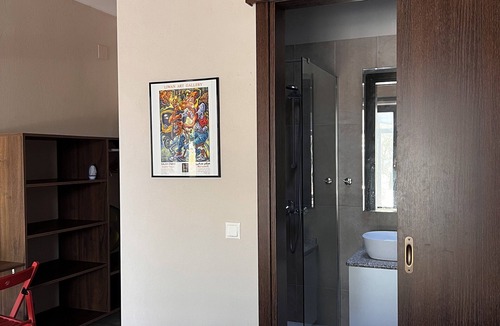 Mytilene Cabin | Serenity Lodge, an eco olive groove facing the Sea surrounded by pine forest