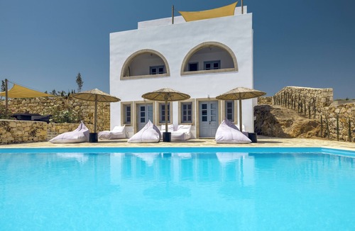 Sapsila House | Slow Luxury Patmos Hideaway with panorama and pool Villa Tatyana