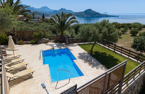 Agios Vasileios Cottage | Souda bay cottage sea views, Private pool,Plakias