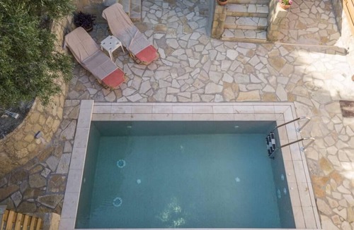 Platanias Villa | Stone maisonette villa with private pool in th.