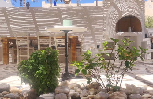 Ios Town Villa | Stunning Villa Roof top with sea view, Ios, Greece