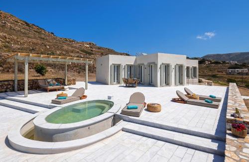 Vissa Villa | Syros Grace eco-Villa with Jacuzzi & Stuning Views