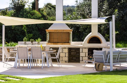Mylopotamos Villa | Thalmargia Villa II, Ground floor Villa, Ideal for Children, BBQ facilities