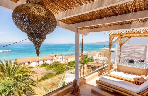Milos House | The Roof Top View