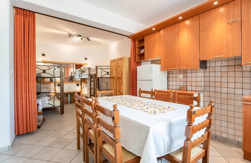 Paros Apartment | Three - Bedroom Apartment without Kitchen (7-9 Adults), First Floor, near beach.