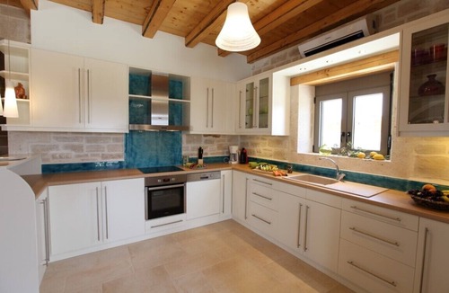 Asteri Villa | Villa Athene-modern natural stone villa with sea views, close to the beach