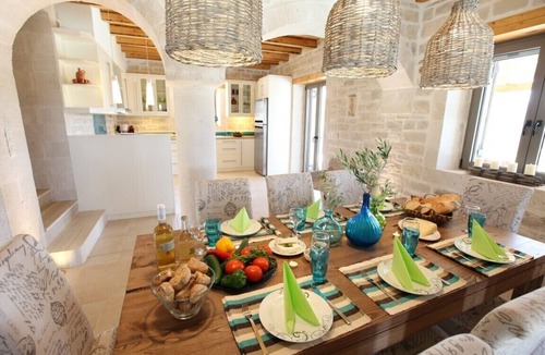 Asteri Villa | Villa Athene-modern natural stone villa with sea views, close to the beach