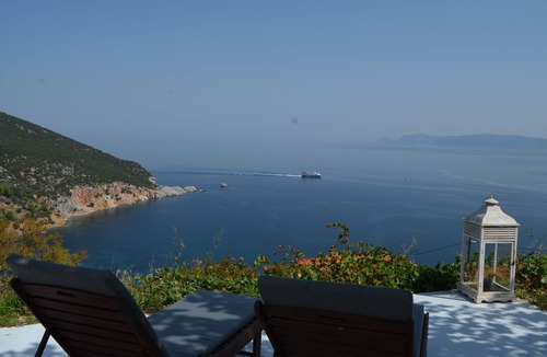 Skopelos Villa | Villa Elea,superb sea view , nearby beach and town.