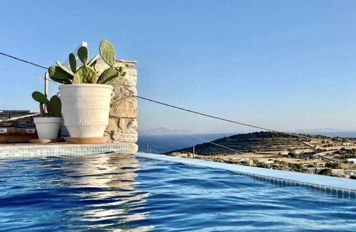 Paros Villa | Villa Galazio extraordinary panoramic sea views and private pool