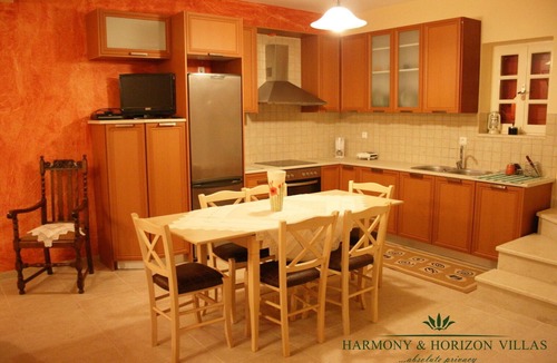 Lefkas Villa | Villa Horizon . privacy and sunset view of the Ionian Sea