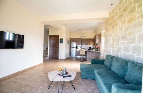 Kato Stalos Villa | Villa Katerina with amazing sea view