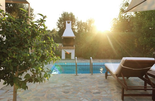 Loutra Villa | Villa Lemoni with Private Pool and Sea view