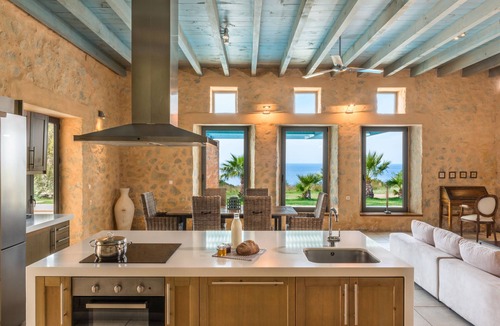 Livadia Villa | Villa Nautilus - Family villa with amazing sunset & sea view