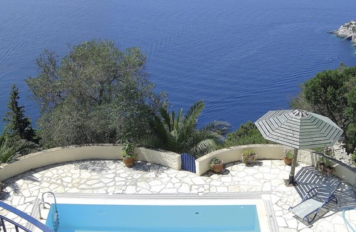 Paxos Villa | Villa Petritis - Superb Cliff Top Villa with Pool