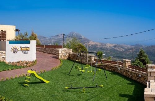 Mariou Villa | Villa Plakias Sunset with Heated Pool & Childrens Area, Walk to Restaurant