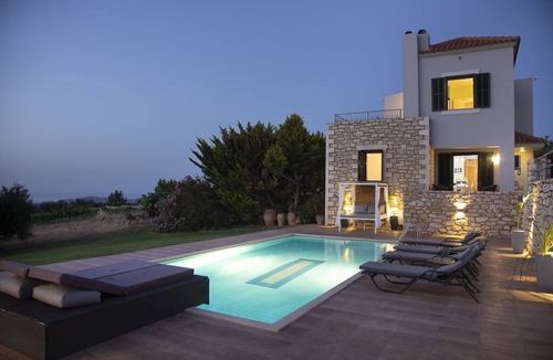 Skouloufia Villa | Villa Sunset - Holiday villa with Panoramic Sea Views