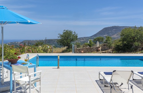 Vamos Villa | Villa with pool for up to 8 persons. Excellent Sea and Mountain Views