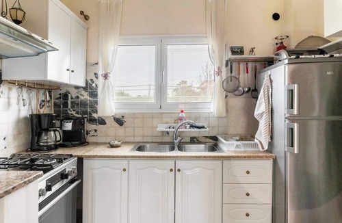 Agios Matthaios Villa | Villa with private beach access and Jacuzzi in fabulous Corfu with WiFi, AC