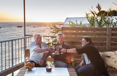 Agios Matthaios Villa | Villa with private beach access and Jacuzzi in fabulous Corfu with WiFi, AC