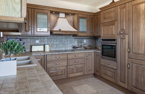 Stelida Villa | ZELION VILLA "Colored by shades of Greek blue and Sunset's orange"