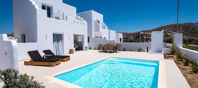 Beautiful Naxos Villa | 4 Bedrooms | Villa Blanc | Private Pool & Amazing Sea