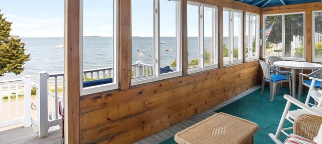 Classic Beachfront Getaway in Kingston with Ocean Views and Private Beach Access