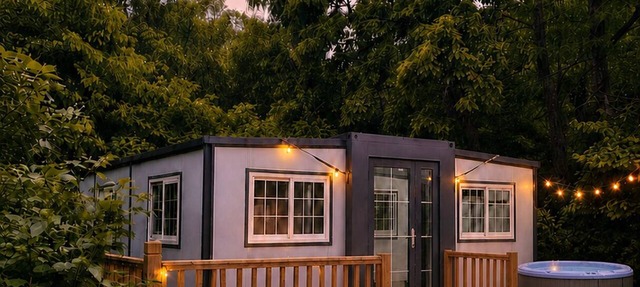 Modern Foldable Container Home Unique Stay Near Pipestem Park