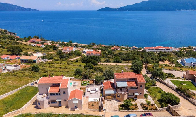 Agia Efimia Villa | 4 bedroom Kandia apartment with pool & breathtaking sea views to the Ionian Sea