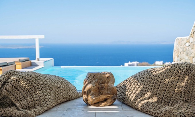 Faros Armenistis Villa | Anthis Villa Athena,private infinity pool!