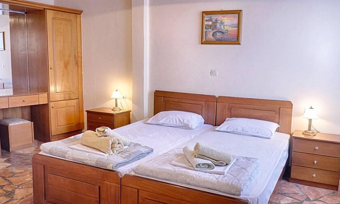 Agios Georgios Pagon Apartment | Arista Ferienwohnung 1 - mit Meerblick nur 50m vom Strand in Agios Geoegios Pagon