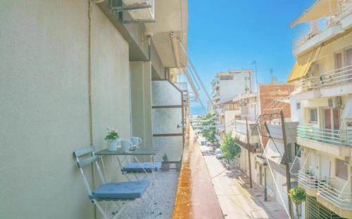 Loutraki Apartment | Coastal Sleeps 4 with Free Parking