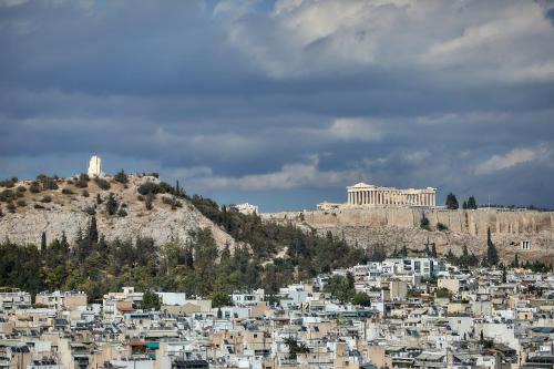 Kallithea Apartment | Designer Penthouse Acropolis 360 Private Terrace