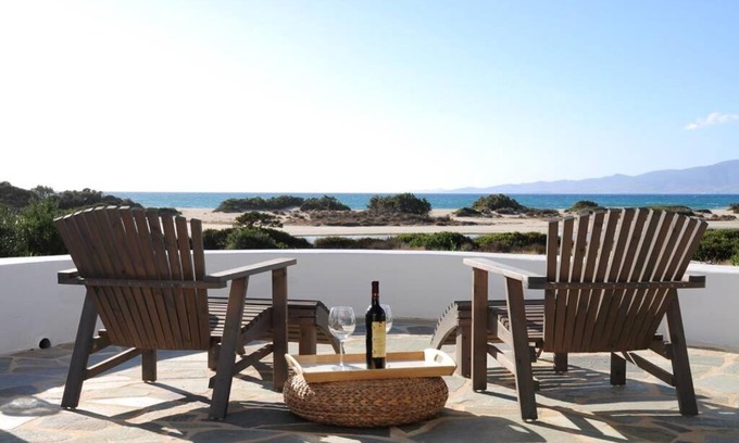 Naxos Apartment | Glyfada Veranda with Sea View