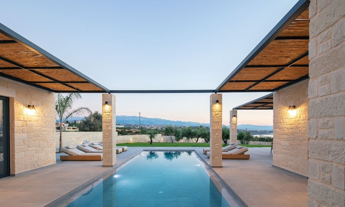Chorafakia Villa | Ikritis Villa Ι - 1,2Km to beach & sea views!
