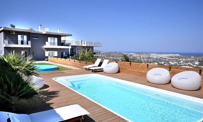 Agios Nikolaos Villa | Luxury Villa Amina with private swimming pool