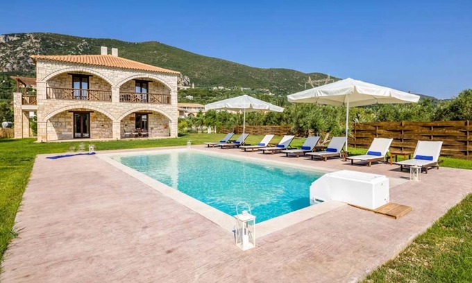 Alykes Villa | Luxury Villa Stagio with private swimming pool