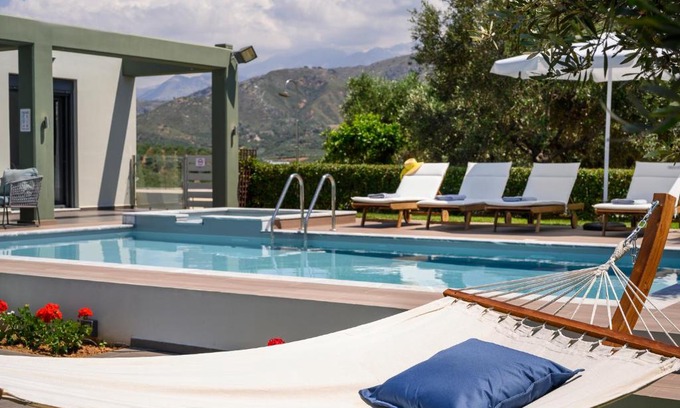 Potistiria Villa | Mythic Olive - Luminous & Spacious Pool Villa