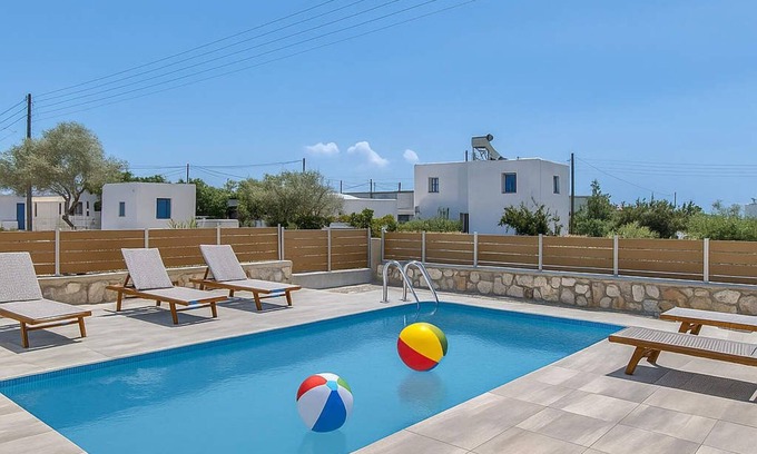 Aliki Apartment | Paros Poolside Gem - Athena's Sea Getaway
