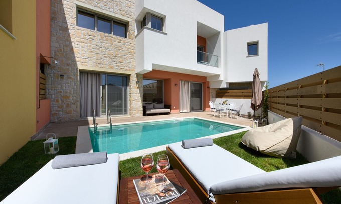 Gouvia Villa | Petra Luxury Villa with Private Pool