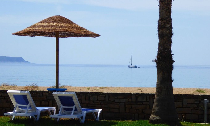 Foinikounta Condo | Sand, the ocean, small islands and the horizon . . .