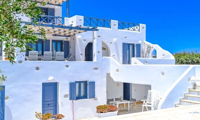 Ampelas Villa | Villa 'Virginia' with Sea View, Wi-Fi and Air Conditioning