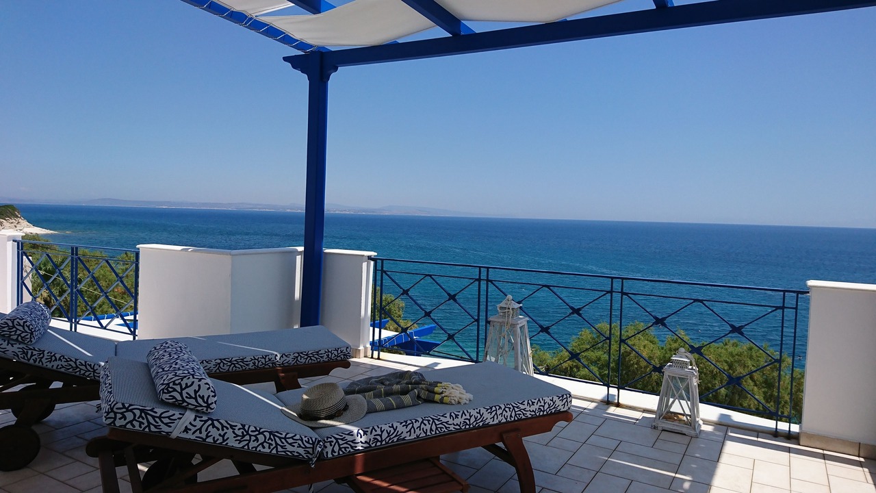 Photo of Patio Balcony in Paralia Agias Fotinis